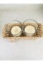 Bread Basket Bread Holder Rectangular Display Organizer Wicker 27 cm - 3