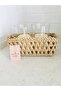 Bread Basket Bread Holder Rectangular Display Organizer Wicker 27 cm - 2
