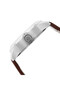 3123SL02 Men’s Analog Watch – Silver Dial, Brown Leather Strap, Quartz Movement - 3