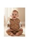 Baby Boys 3-Piece Set 100% Cotton Bear Embroidered Comfortable Fit Daily Set