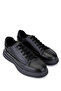 Men's Genuine Leather Black Leather Casual Shoes - 3
