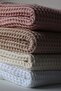 Waffle Baby Blanket 100% Cotton - 75X80 cm - Swaddle, Towel and Multi-Purpose Use - Powder - 5