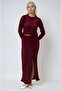 Burgundy Macey Crochet Crop Set 9882 R2-J-K3 - 4