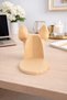 Decorative Dog Figured Cup Holder | Office Desk Accessory Coaster with Dog Figure-Beige 15cm - 4