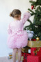 Baby Girl Kids Dress Long Sleeve Tulle Tutu Special Occasion Party Birthday Princess Silvery Christmas Dress - 5