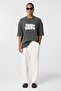 Washable Oversized knitwear t-shirt green - 3