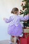 Baby Girl Kids Dress Long Sleeve Tulle Tutu Special Occasion Party Birthday Princess Silvery Christmas Dress - 3