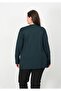 Thin Suit with Short-Sleeved Blouse Inside and Jacket 5201t - 5