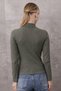 Ribbed Knitwear Long Sleeve Throat Slim Fit Bady - Pictures Have Reference - Close Fit Body Wraps - 6
