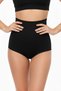 Private Model Non-Marking Laser Cut Shaper High Waist Slip Corset Black Color