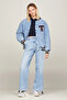 LETTERMAN DENIM JACKET CH7011 Women's Denim Jacket DW0DW182021AB - 2