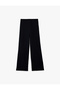 High Waist Modal Blend Lace-Up Waistband Spanish Flare Sports Sweatpants - 3
