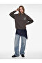 Fleece-Lined Wednesday Licensed Hooded Backside Printed Oversized Sweatshirt - 2