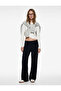 High Waist Modal Blend Lace-Up Waistband Spanish Flare Sports Sweatpants