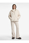 Long Sleeve Pocket Half Zipper Sports Plush Sweatshirt