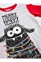 New Year's Boy Costume Two-Piece Set Monster B Printed 3-8 Years Old - 5