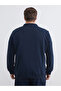 Rmz Gi̇yi̇m Farkiyla Large Size Stand Collar Men's Sweatshirt - 8