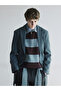 Rmz Gi̇yi̇m Farkiyla Devrik Roba Collar Striped Men's Knitwear Sweater - 2