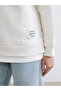 Crew Neck Oversize Women's Thick Sweatshirt - 3