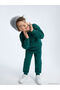 Create Your Style with Uzg Store Green Boys' Thick Sweatshirt and Sweatpants
