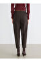 Esvab • Modern & Distinctive Belted Carrot Fit Women's Pleated Trousers - 5