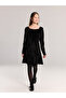 Esvab • Modern & Distinctive Square Collar Velvet Girls' Dress - 2