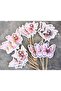 32Pcs Fairy Girl Butterfly Speech Bubble Banner Cake Topper Cupcake Speech Bubble - 7