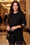 Women's Plus Size Blouse with Embroidery Detail on Sleeves and Pockets - 2