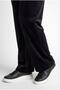 Women's Plus Size Velvet Natural Stone Look Black Tracksuit Set - 5