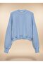Baby Blue Yumoş Knitwear Crop Sweater - 7