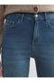 Two Mt Shop Quality Lcw Jeans Indigo Denim Straight Spanish & Flare High Waist Spanish Leg Women's Jeans - 3