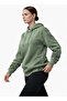 Kadın Pamuklu Kapüşonlu Sweatshirt - 2