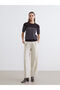 Esvab • Modern & Distinctive Zero Roba Collar Striped Women's Knitwear Sweater - 3