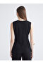 Crew Neck Textured Blouse - 4
