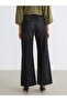 Lcw Jeans Black Wideleg Women's Jean Pants - 4