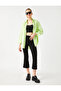 High Waist Crop Flared Pants - 2