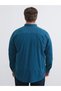 Vizyon New Season Regular Fit Long Sleeve Velvet Men's Shirt - 4