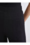 Elastic Waist Textured Wide Leg Women's Trousers - 4