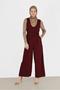 BUTTON DETAILED BELTED JUMPSUIT 42422