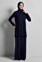 سترة بياقة دائرية 45480 - 3