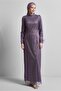 Silvery Evening Dress 50449