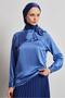 Rose Detail Satin Bluz 44713 - 2