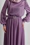 Belted Evening Dress 45607 - 3