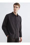Regular Fit Long Sleeve Dobby Men's Shirt - 3