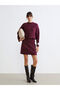 Peak New Season Elastic Waist Knitwear Mini Skirt