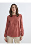 Lcw Grace Crew Neck Embroidered Blouse