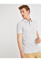 Men's Gray Polo Neck T-Shirt - 2