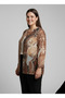 Plus Size Chiffon Jacket - 3