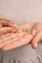Gold Bow Model Women's Bijouterie Earrings - 3