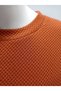 Brown Crew Neck Bodysuit Darkalıp Cotton Waffle Knit Pique Fabric Long Sleeve Bodysuit Mdmpik03Body - 8